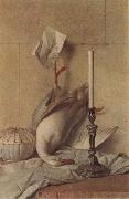 Still Life with White Duck Jean Baptiste Oudry